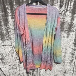 Colorful Gradient Women's Cardigan